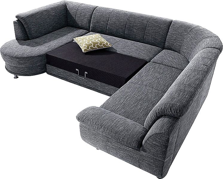 TRENDMANUFAKTUR Wohnlandschaft "Rondo, U-Form" inkl.Federkern, wahlweise mi günstig online kaufen