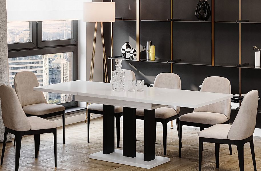 Endo-Moebel Esstisch Appia Esstisch 130–210cm ausziehbar für 8 Personen Tis günstig online kaufen