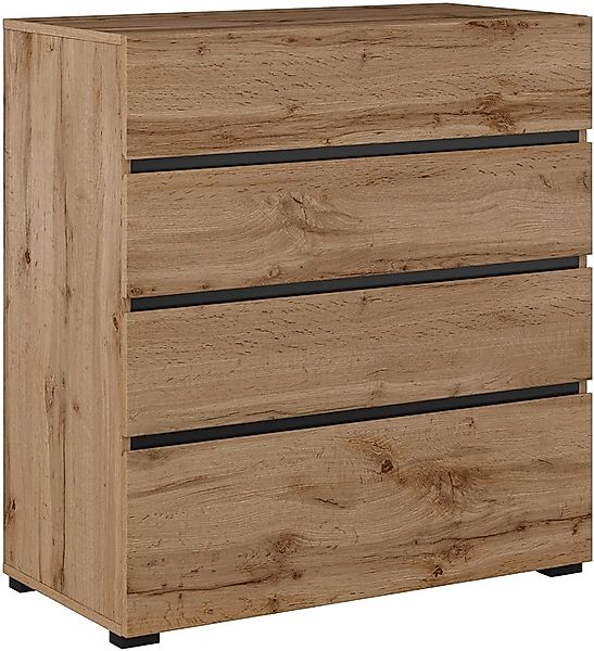 OTTO home Schubkastenkommode »Cross, moderne grifflose Kommode, 80x40x85cm günstig online kaufen