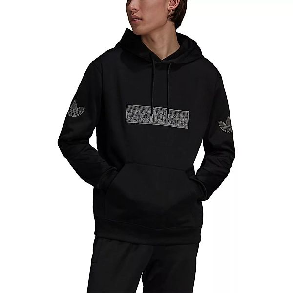 Adidas Originals Logo Kapuzenpullover 2XL Black günstig online kaufen