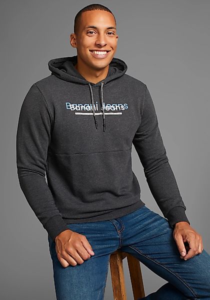 Bruno Banani Kapuzensweatshirt mit modernem Print günstig online kaufen