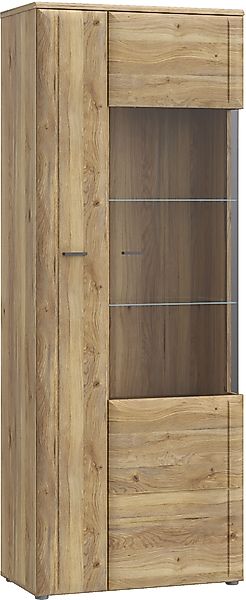 FORTE Vitrine "Akinori" B/H/T 75,1/197,6/41,8 cm, Highboardvitrine, Glastür günstig online kaufen