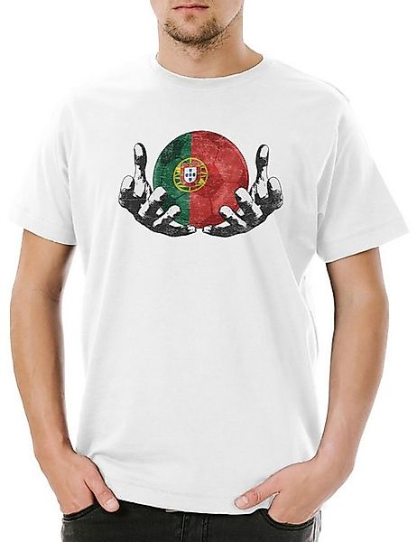 Urban Backwoods Print-Shirt Portugal Football Magic Ball Herren T-Shirt Por günstig online kaufen