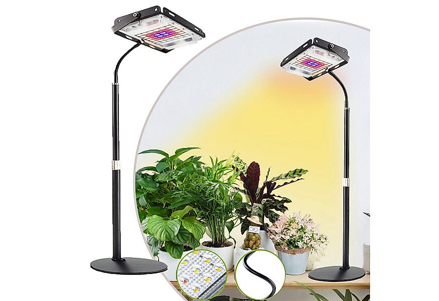 Jibenhome Pflanzenlampe Vollspektrums Pflanzenlicht, Dimmbar Wachstumslicht günstig online kaufen