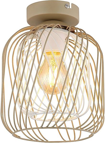 GLOBO LIGHTING Deckenleuchte DICHTI, ohne Leuchtmittel, Deckenlampe/sandfar günstig online kaufen