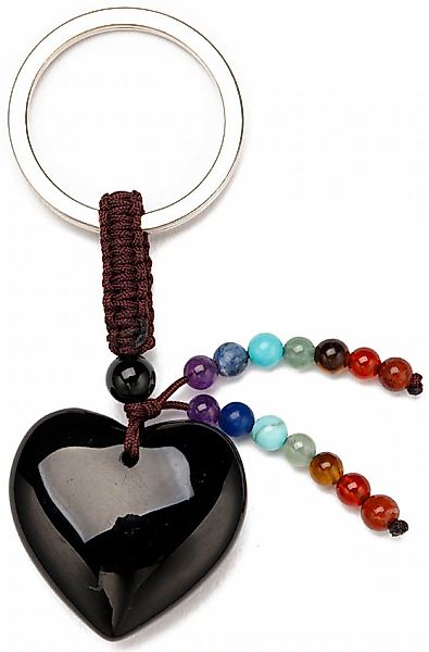 Firetti Schlüsselanhänger "Schmuck Geschenk Herz" mit Edelsteinen günstig online kaufen