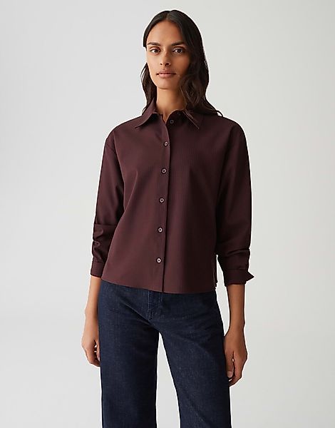 OPUS Hemdbluse FOSTALGIA mit gewebten Streifen günstig online kaufen