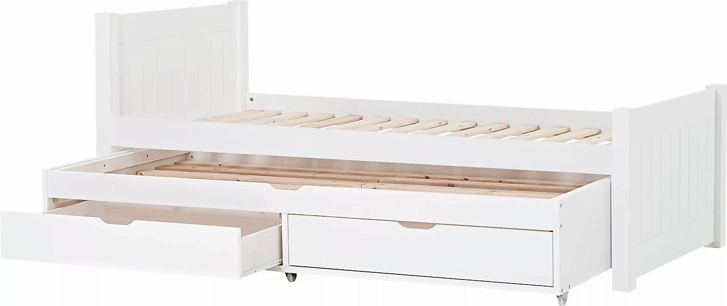 Hoppekids Kinderbett "Deluxe", 90x200 + Auszieh-Gästebett günstig online kaufen