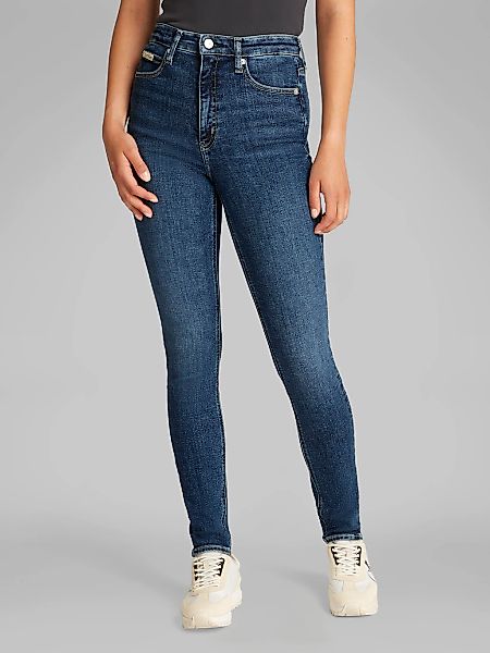 Calvin Klein Jeans Skinny-fit-Jeans "HIGH RISE SKINNY", in dunkelblauer Was günstig online kaufen