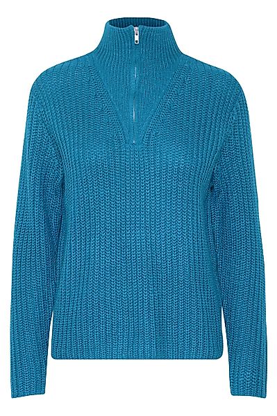 b.young Strickpullover Grobstrick Troyer mit Reißverschluss günstig online kaufen