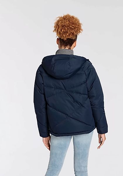 Polarino Daunenjacke, mit Kapuze, für kalte Temperaturen, atmungsaktiv, mit günstig online kaufen