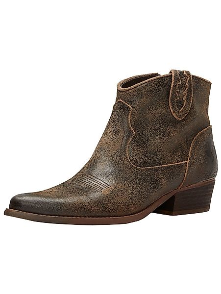 Felmini Stiefelette Leder Cowboy Stiefelette günstig online kaufen