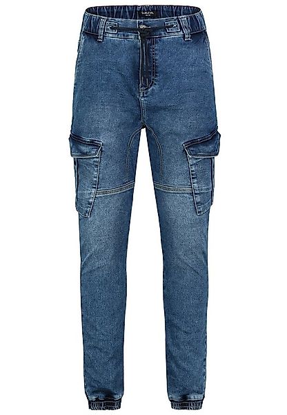SUBLEVEL Regular-fit-Jeans Jogging Jeans mit Seitentaschen und Kordelzug Jo günstig online kaufen