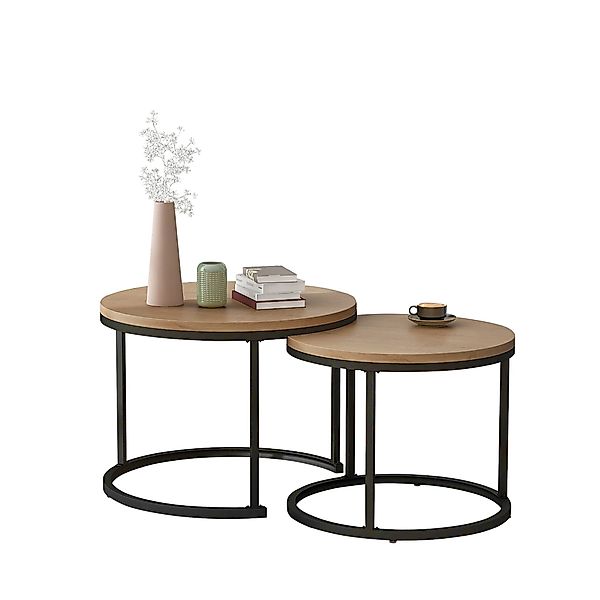 Merax Couchtisch aus Holz im Industrial günstig online kaufen