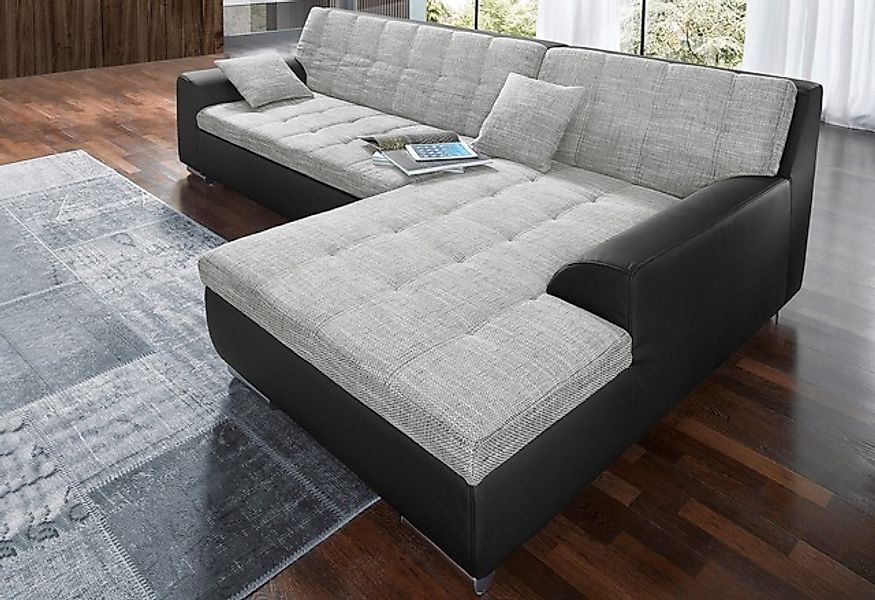 DOMO collection Ecksofa »Treviso viele Bezüge, auch in Cord, L-Form, B/T/H: günstig online kaufen