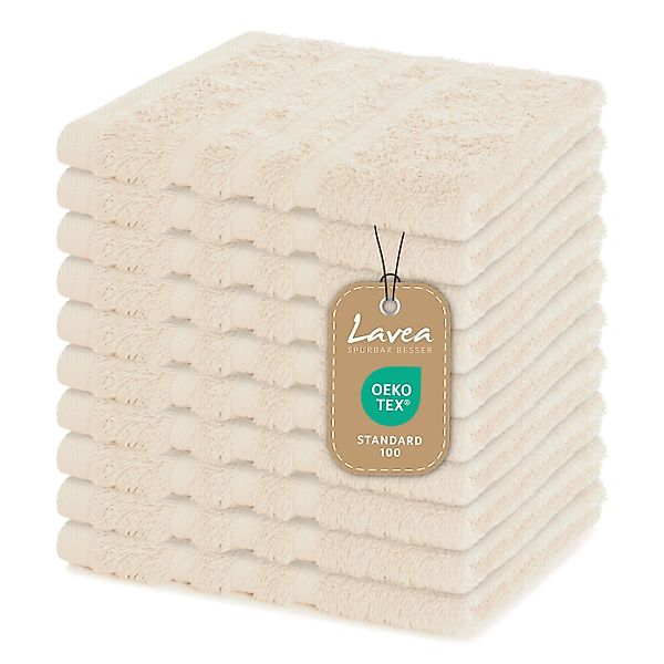 Lavea Handtuch Set saugstarke Frottierserie Elena, günstig online kaufen