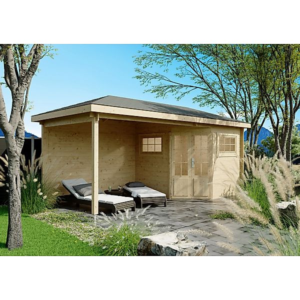 Fjordholz 5-Eck Gartenhaus Modell Evelyn 2C günstig online kaufen