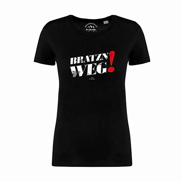 Bavariashop T-Shirt Damen T-Shirt "Bratzn weg günstig online kaufen