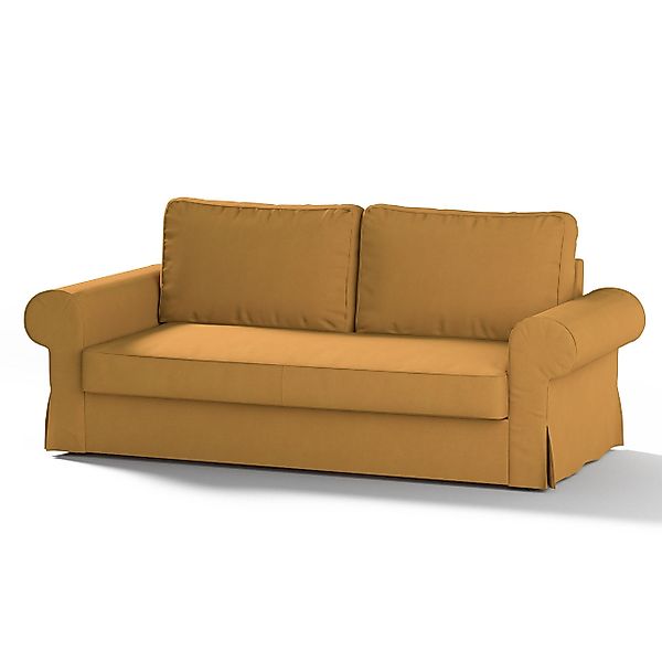 Bezug für Backabro 3-Sitzer Sofa ausklappbar, senffarbe, Bezug für Backabro günstig online kaufen