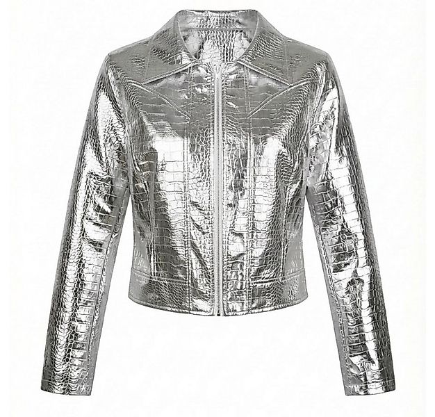 Wilbers Kostüm Festival Jacke Kroko metallisch silber Damen günstig online kaufen