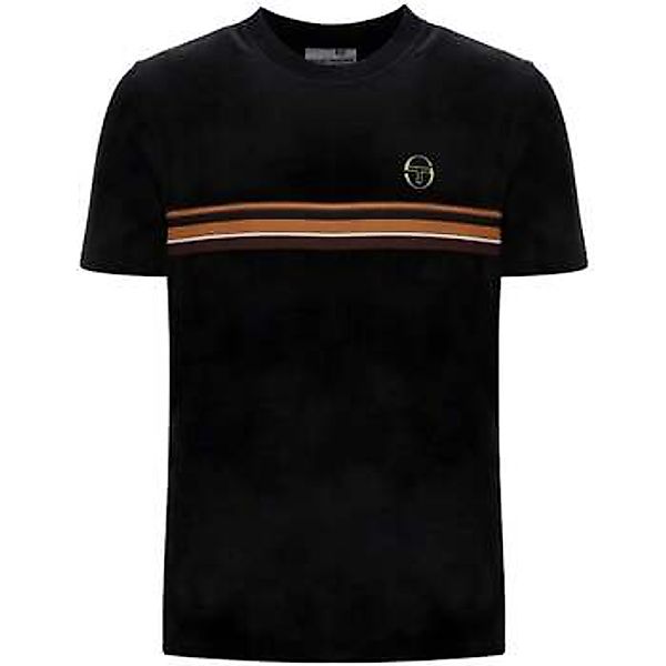 Sergio Tacchini  T-Shirt Ayme Velour T-Shirt Black/Gold günstig online kaufen
