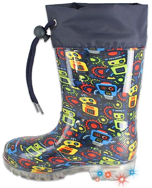Beck Blinking Robots Gummistiefel wasserdicht, schmale günstig online kaufen
