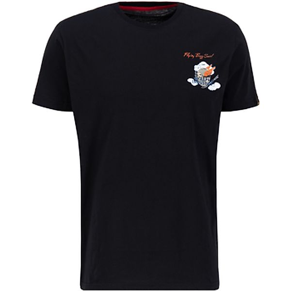Alpha  T-Shirt Flying Buzz Small Logo T - black günstig online kaufen