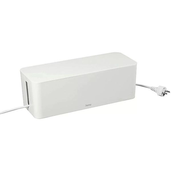 Hama Kabelbox Maxi für Steckdosenleiste 40 cm x 15,6 cm x 13,5 cm Weiß günstig online kaufen