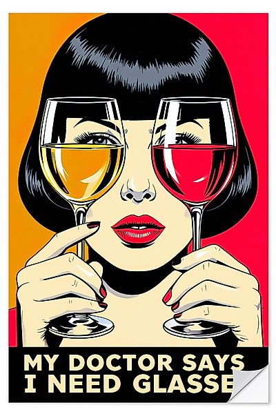 Posterlounge Wandbild My doctor says I günstig online kaufen