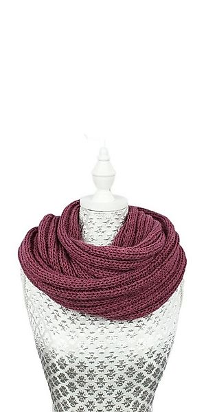 ZEBRO Strickschal Strick-Loop in Ripp-Strick, Wollmischung günstig online kaufen