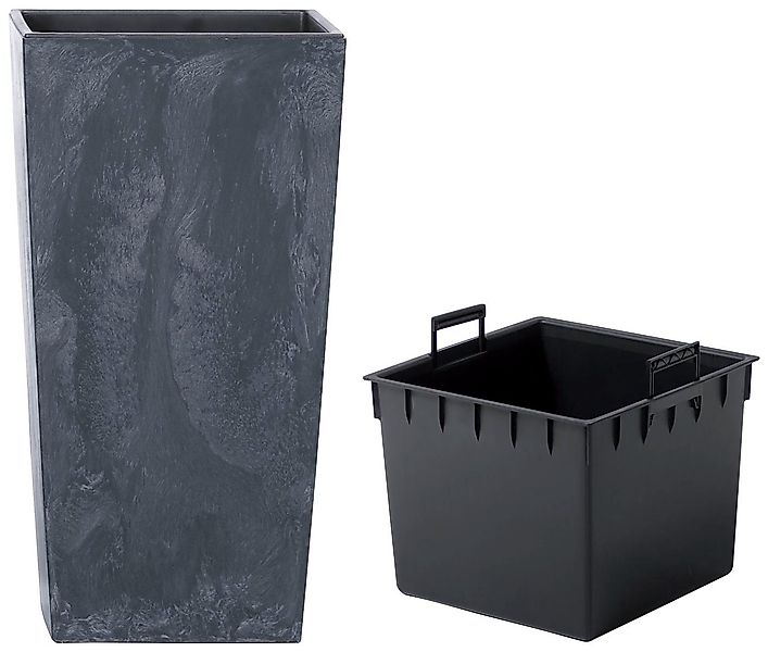 Prosperplast Pflanzkübel Urbi Square Effect, BxTxH: 32,5x32,5x61 cm günstig online kaufen