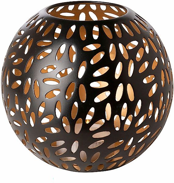 Fink Windlicht "DARIA" Kerzenhalter aus Eisen, pulverbeschichtet, mit Cut-O günstig online kaufen