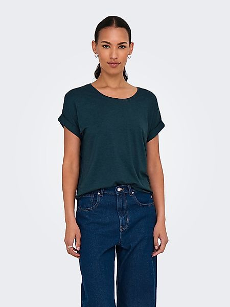 ONLY T-Shirt "ONLMOSTER S/S O-NECK TOP NOOS JRS", mit Aufschlag am Arm günstig online kaufen