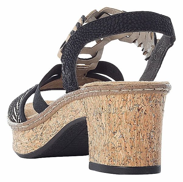 Rieker Sandalette, Sommerschuh, Sandale, Plateauabsatz, in günstig online kaufen