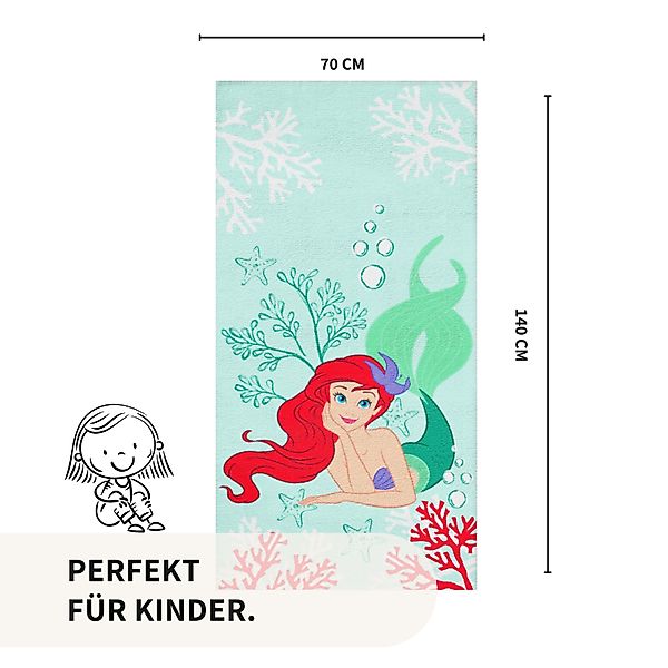 MTOnlinehandel Badetuch Arielle Meerjungfrau 70x140 cm, günstig online kaufen