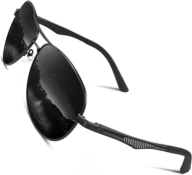 LuxusKollektion Pilotenbrille Pilotenbrille Polarisiert Ultraleicht AL-MG günstig online kaufen