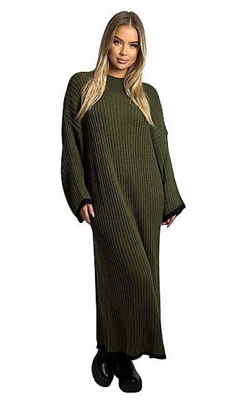 Mississhop Strickkleid Strickkleid Kleid gestrickt lang günstig online kaufen