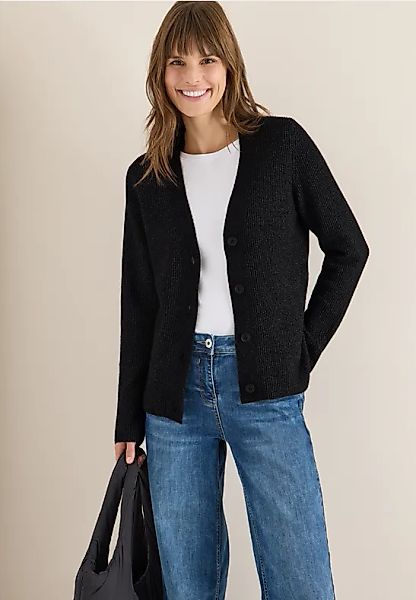 Cardigan mit Strukturdetail günstig online kaufen