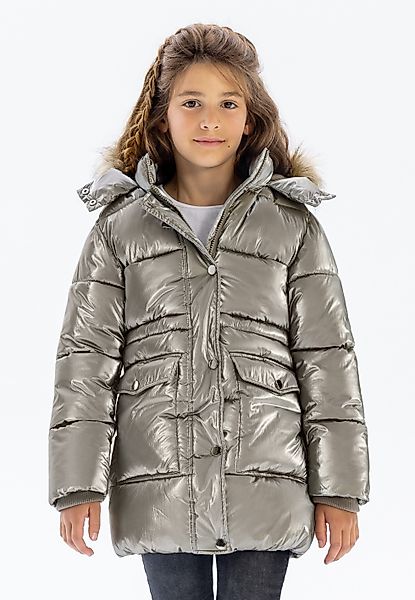 MINOTI Winterjacke Gefütterte Jacke im Metallic-Look, günstig online kaufen