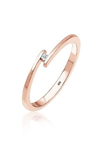 Elli DIAMONDS Verlobungsring Diamant Weiß Brillantschliff (0.015 ct) 925 St günstig online kaufen