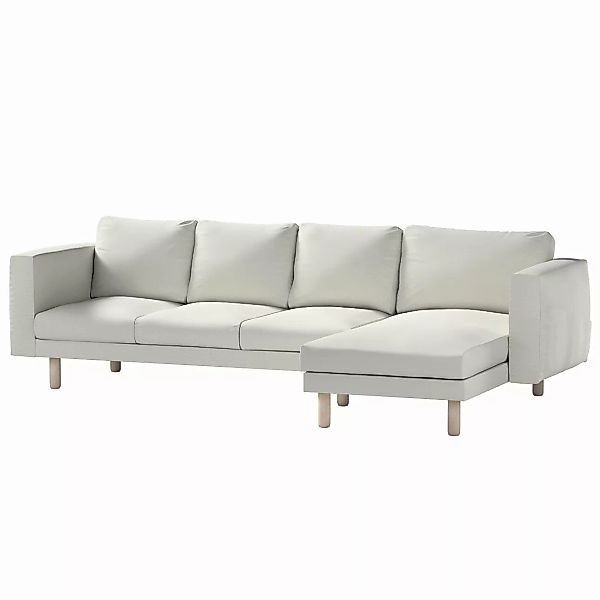 Bezug für Norsborg 4-Sitzer Sofa mit Recamiere, mittelgrau, Norsborg Bezug günstig online kaufen