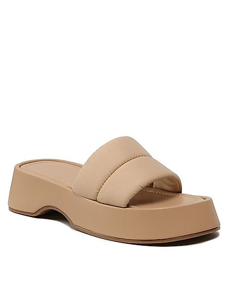 DeeZee Pantoletten Y8865-7A Dark Beige Pantolette günstig online kaufen