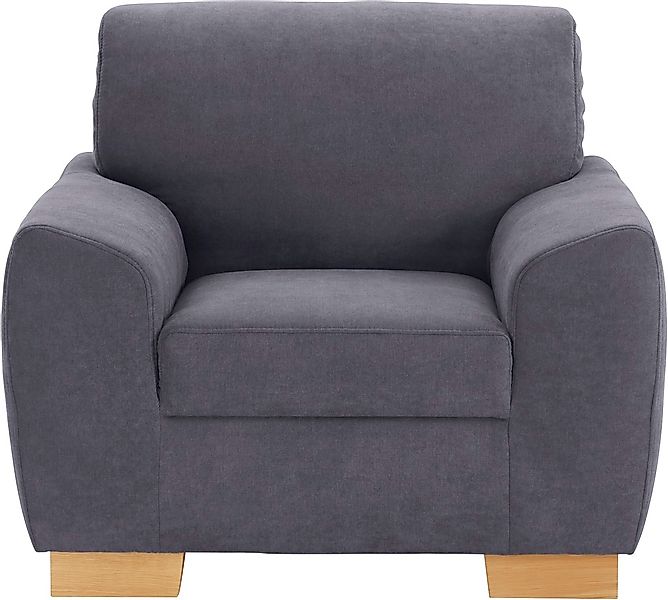 DOMO collection Sessel "Incanto, kubische Formensprache, komfortabel, flach günstig online kaufen