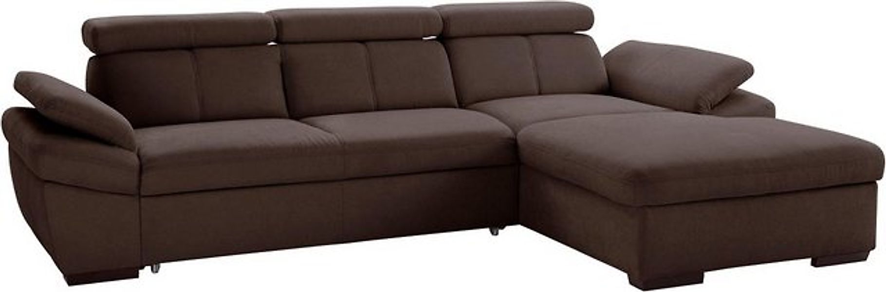 exxpo - sofa fashion Ecksofa "Salerno, inkl. Kopf- und Armteilverstellung, günstig online kaufen