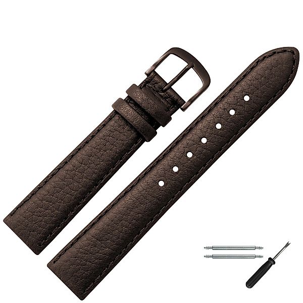 MARBURGER Uhrenarmband 16mm Leder Shrunk Geschmrumpft günstig online kaufen