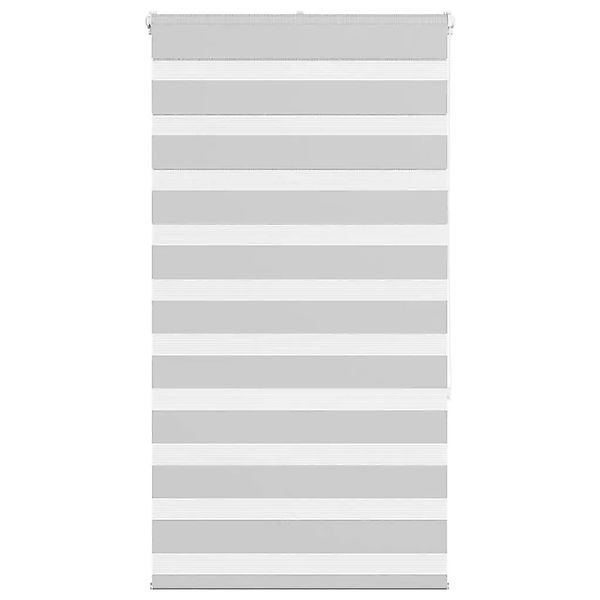 vidaXL Doppelrollo Hellgrau 90x150 cm Stoffbreite 85,9 cm Polyester 4014441 günstig online kaufen