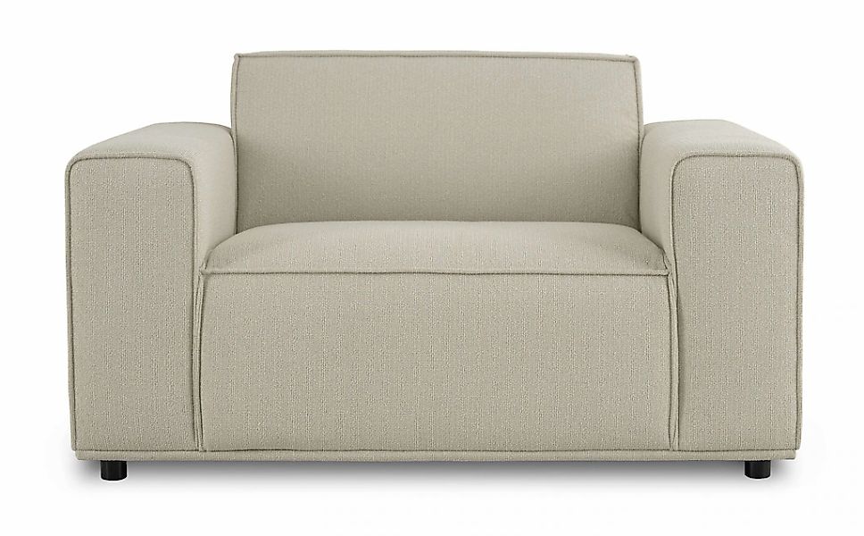 Home affaire Loveseat »Avelin, 1.5 Sitzer, 140 cm, Chenille, Struktur-Boucl günstig online kaufen