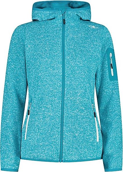 CMP Strickfleecejacke KNITTED MELANGE HOODY WOMAN HOODY (1-St) Wärmend und günstig online kaufen