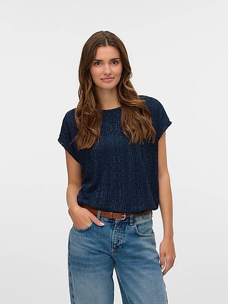 Vero Moda T-Shirt "VMMAYA AVA SS TOP JRS VO" Materialmix, regular fit günstig online kaufen