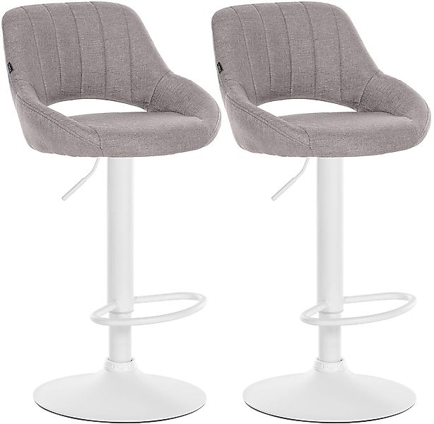 CLP Barhocker Milet Stoff (2er Set, günstig online kaufen